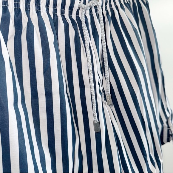 NEW! THE NAUTI BY NATURE SWIM TRUNKS Men's Blue Striped Swim Shorts Sz XL - Picture 5 of 16